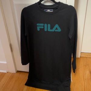 fila crew neck sweater dress size m